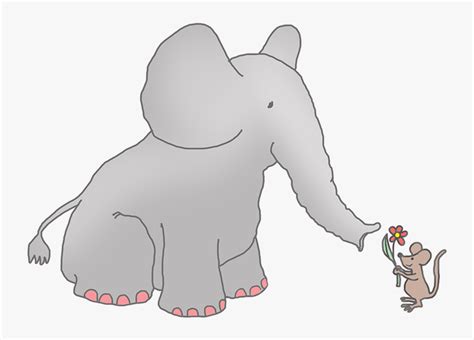 Elephant And Mouse Clip Art Elephant Is Bigger Than A Mouse Hd Png