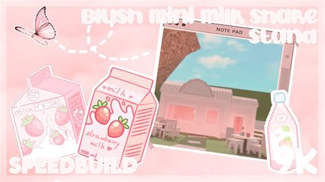 No Gamepass Blush Mini Milkshake Stand ꒰9k꒱˚ ༘♡ Youtube