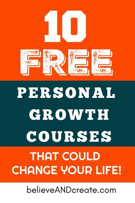 10 Free Personal Growth Courses That Can Change Your Life Personal