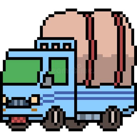 Camion Dart De Pixel De Vecteur Illustration De Vecteur Illustration