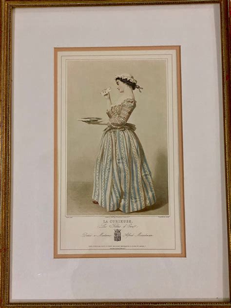 Antique French Lithograph Etsy