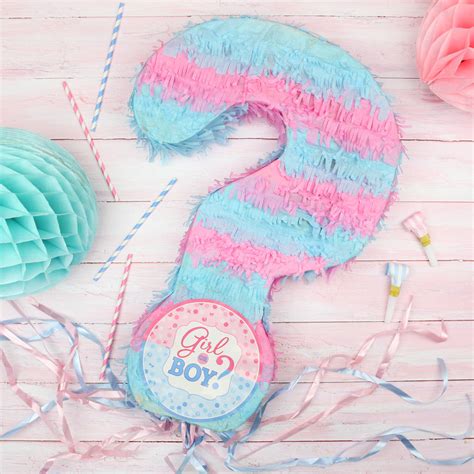 Baby Shower Gender Reveal Party Pinata By Postbox Party
