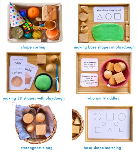 Lets Use Our Wooden Geometric Solids How We Montessori