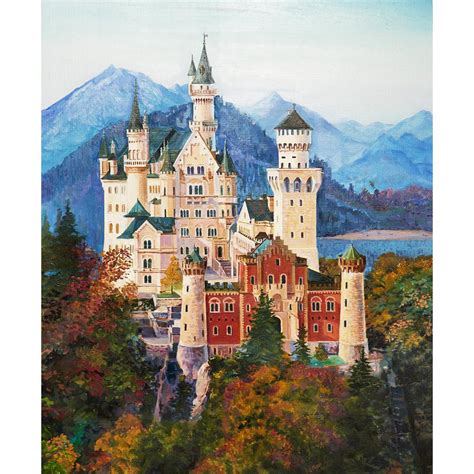 Neuschwanstein Castle In Bavaria Diy Diamond Painting Gemsflow
