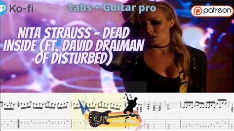 Nita Strauss Dead Inside Ft David Draiman Of Disturbed Tabs
