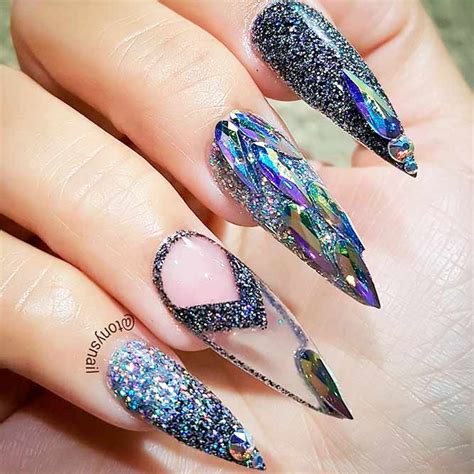 21 Trendy And Cute Stiletto Nails Designs ...