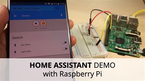 Demo Home Assistant Controlling Raspberry Pi Gpios Youtube