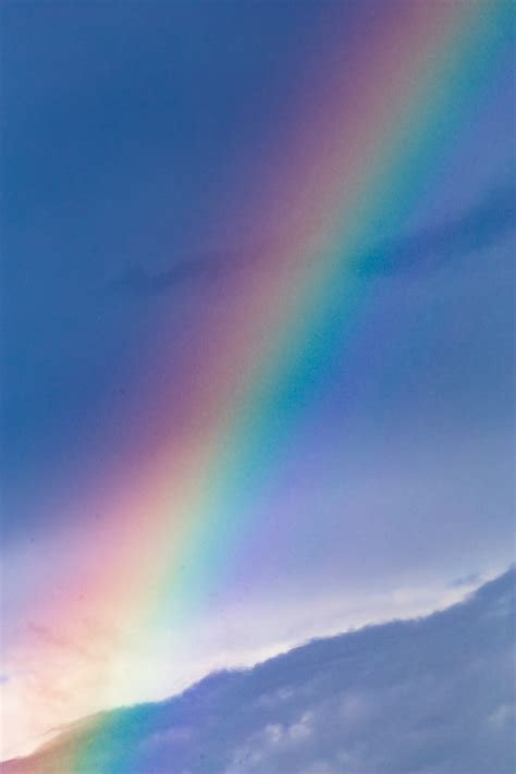 Rainbow Over The Clouds During Daytime Photo Free Nature Image On