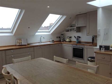 Due to manufacturing variances, limitations of computer screens and the variation in natural lighting, actual colors may vary from the images you see here. kitchen in loft conversion with mushroom grey cabinets | Loft kitchen, Loft conversion ...