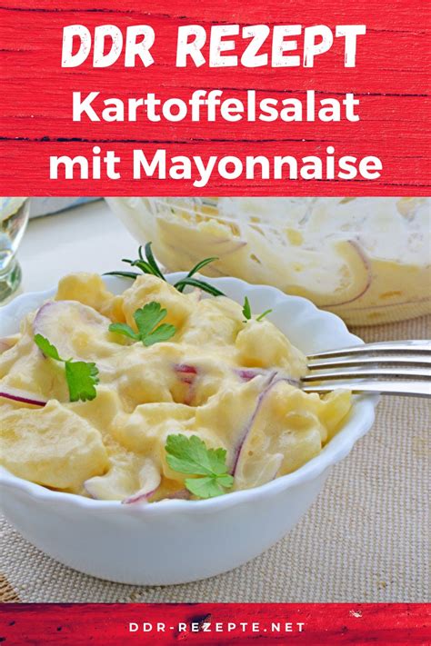 Kartoffelsalat mit Mayonnaise DDR -Rezept einfach genial