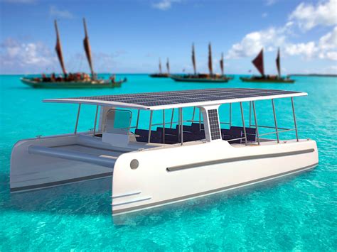 Solar Powered Electric Yacht — Soel Yacht Soelcat 12 — Unveiling In A