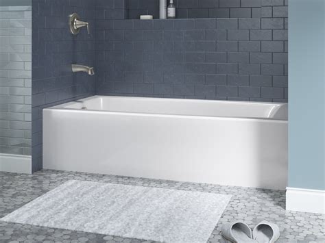 Kohler Entity 60 In X 30 In Alcove Bath With Integral Apron Integral