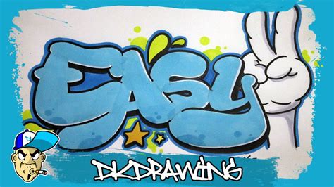 Graffiti Tutorial How To Draw Easy Graffiti Bubble Style Letters