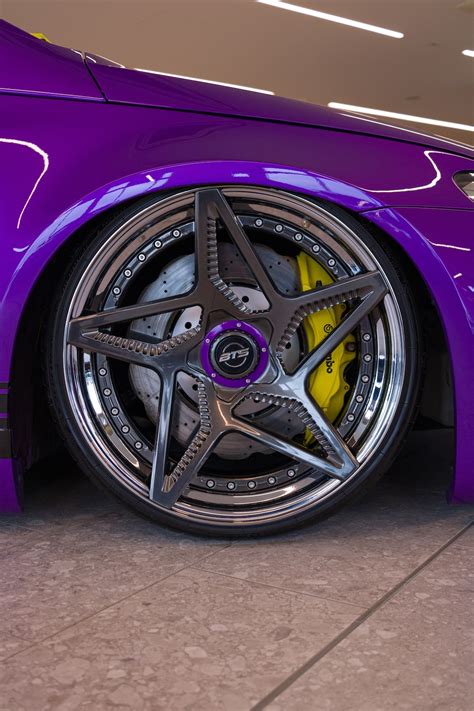 A Purple Sports Car Parked In A Garage Photo Free Italia Image On