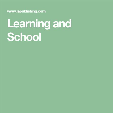 Learning And School School Learning Blog Article