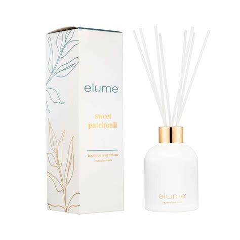 Boutique Reed Diffuser Sweet Patchouli Elume Australian Handmade Candles