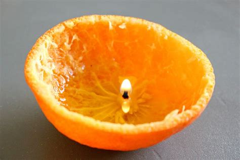 Orange Peel Candles Delia Creates Orange Peel Candle Diwali Craft
