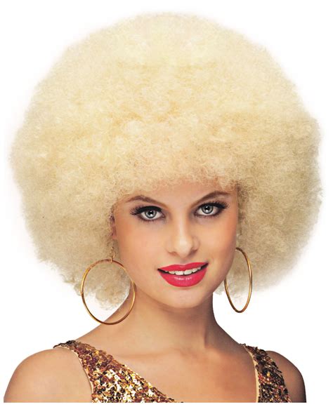 Deluxe Jumbo Afro Wig Blonde For Carnival Horror