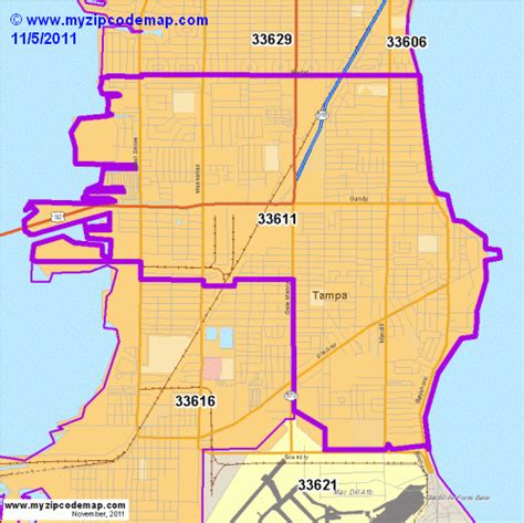 Zip Code Map Of 33611 Demographic Profile Residential Housing Information Etc