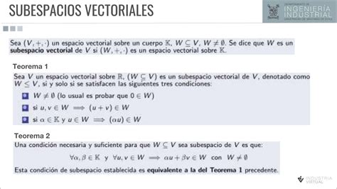 Espacios Y Subespacios Vectoriales Algebra Lineal Ppt