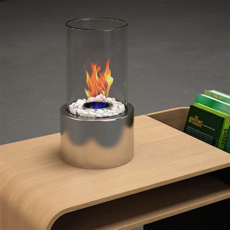 Eden Ventless Tabletop Portable Bio Ethanol Fireplace In Sta