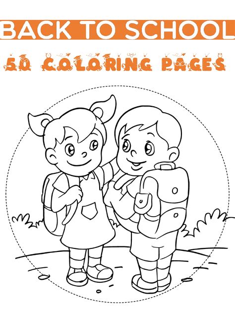 50 Back To School Coloring Pages My Fair Ladies