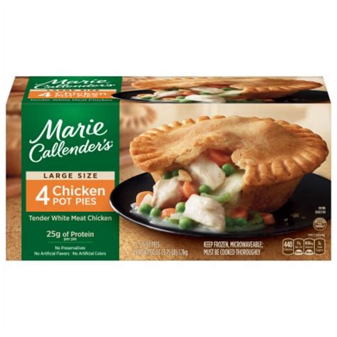 Marie Callenders 4 Chicken Pot Pies Frozen Meal 4 Ct 15 Oz Smith