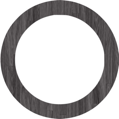 Black Wood Circle Outline Icon Free Black Wood Shape Icons Black