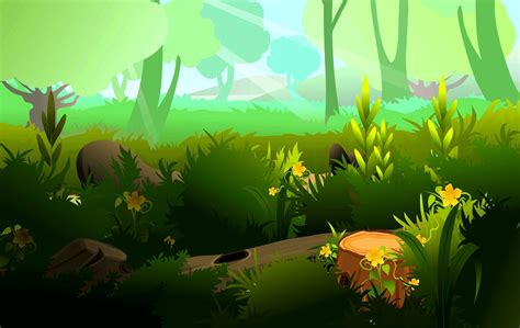 Selva Art Cartoon Forest