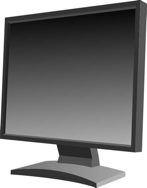 Lcd Flat Panel Monitor Clip Art 105957 Free Svg Download 4 Vector