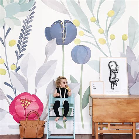 9 Nurseries That Use The Absolute Cutest Baby Wallpaper Posh Pennies