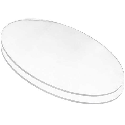 Round Acrylic Ganache Plate 3mm Professional Quality By