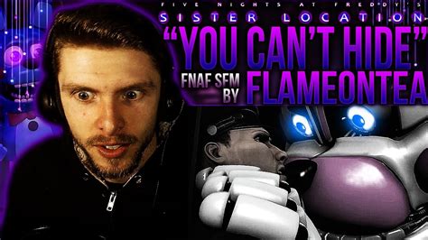 Vapor Reacts 336 Fnaf Sfm Sister Location Song You Cant Hide