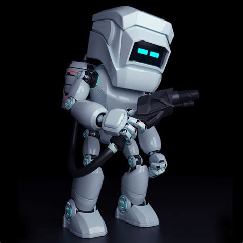 Robot 3d Models For Download Turbosquid