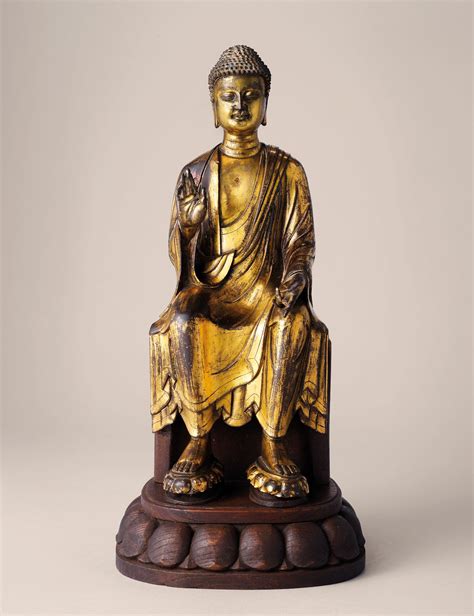 A Highly Important Gilt Bronze Figure Of Maitreya Buddha Late Sui Early