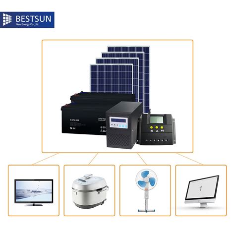 Bestsun 1000w Whole House Solar Power Panel System Kit With High
