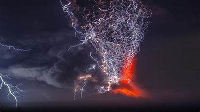 Lightning Volcano Storm Helens Volcanoes St Amounts