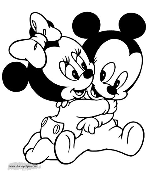 Mickey Mouse Y Minnie Para Colorear