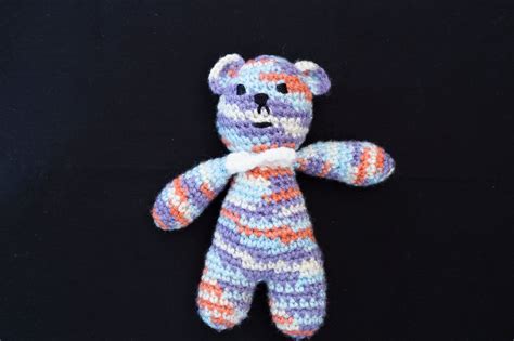 Little Crochet Teddy 100 Acrylic Yarn Polyester Toy Filling