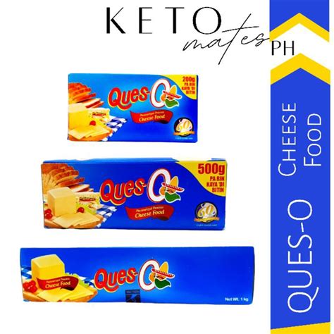 Queso Ques O Cheese Food For Keto And Low Carb In 200g 500g And 1kg