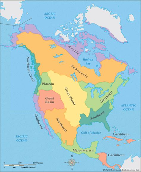 Native American Pre Columbus Population Distribution