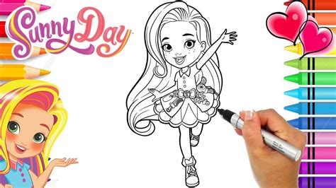 Nick Jr Sunny Day Coloring Pages Nickelodeon Sunny Day On Nick Jr