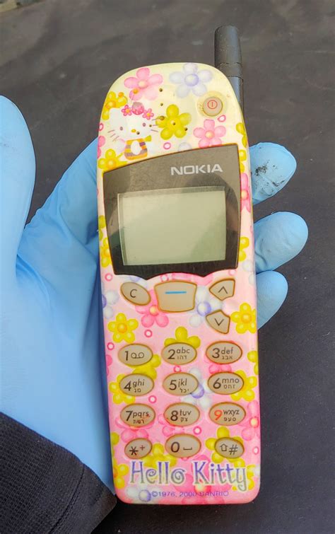 Vintage Mobile Phone Nokia 5120 Hello Kitty Collection Old Etsy