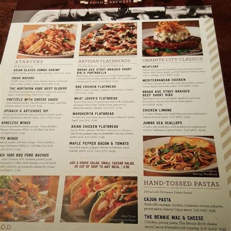 Cloud, minn., in june 1999 and has grown to include 36 restaurants in 14 states. Granite City Food & Brewery, Troy - Menu, Prices ...