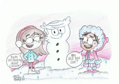 Lincoln The Snowman By Candyrandy7d On Deviantart The Loud House