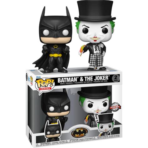 Batman 1989 Batman And Joker Funko Pop Vinyl Figure 2 Pack Popcultcha