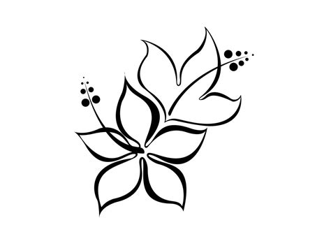 Flower Design Drawing At Explore Collection Of