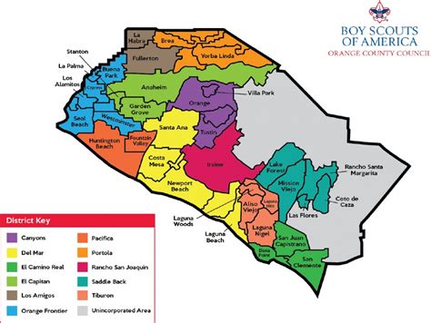 Ocbsa Districts Map