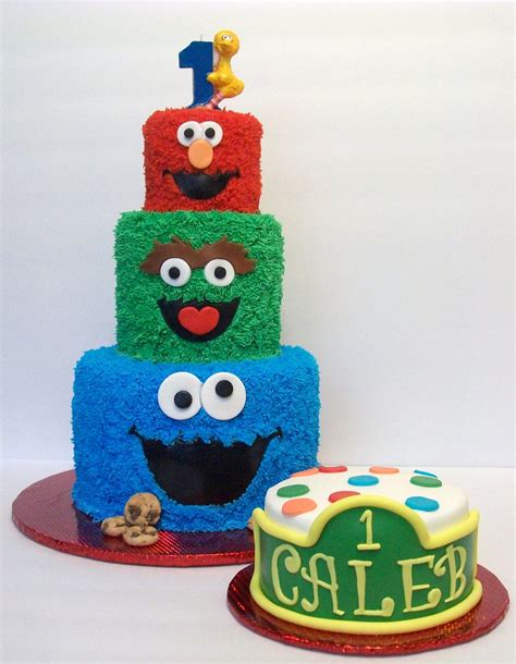 Sesame Street First Birthday — Childrens Birthday Cakes Sesame