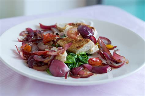 Recipe Caramelised Red Onion Turkey Salad Food Fitness Always